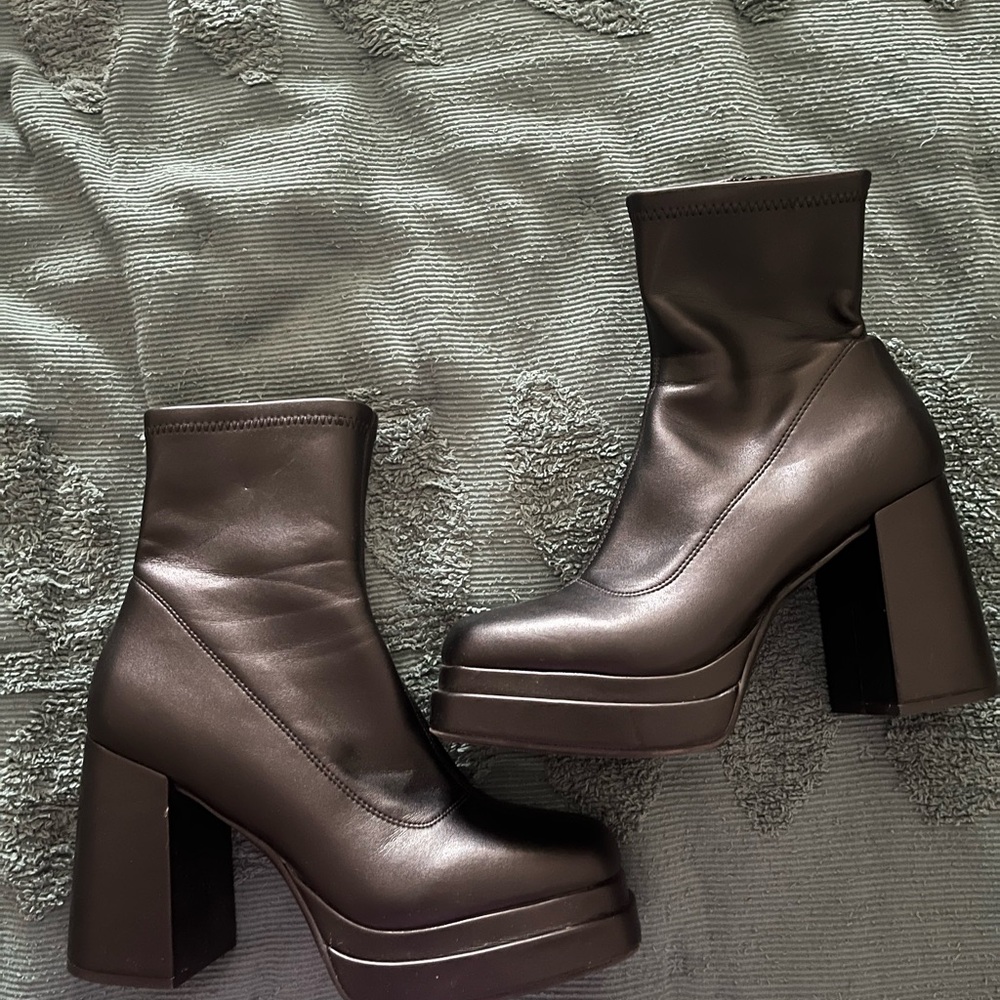 Platform Ankle Boots